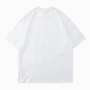 T-shirt d'été en coton col rond personnalisé pour hommes respirant léger à manches courtes sérigraphie t-shirts surdimensionnés lettre concevoir votre propre - Product Image 6
