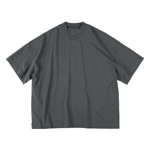 Camiseta de gran tamaño con gráfico de calidad de lujo de primera calidad, camisetas de hombre con estampado de diseño de logotipo personalizado con cuello extendido y hombros caídos - Product Image 6