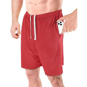 Pantalones Cortos de Malla Flame con Logotipo Personalizado, Sublimación, Baloncesto, 5 Pulgadas, Cintura Elástica Informal, Impermeables, con Bolsillos - Product Image 1