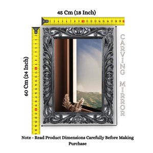 Latest <b>Wooden</b> <b>Mirror</b> Frame made with premium quality of wood for home and Office - Product Image 2