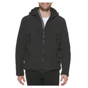 High Quality Outdoor Winter Softshell Jacket for Men Custom Logo Plus Size <b>Hoodie</b> Stand ODM Factory Waterproof High Street - Product Image 1