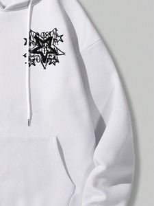 OEM Direct Supply High Quality Distressed Pullover <b>Hoodie</b> <b>for</b> <b>Men</b> Hot Selling Solid Color Thick Screen Print Logo <b>Oversized</b> Fit - Product Image 3