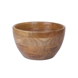 Bol de service de nourriture de forme ronde en bois de conception unique fini naturel pour la Table à manger de cuisine bols de service de nourriture en vrac faits à la main - Product Image 6