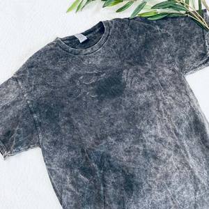 Camisetas 100% de algodón para hombres, camisa de gran tamaño, alta calidad, lavado de piedra pesada, 310GSM - Product Image 2