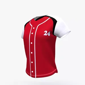 Diseña tu propia sublimación para hombre, uniforme de béisbol de manga corta, conjuntos de camisetas de béisbol, uniforme de softbol con logotipos de nombre de equipo - Product Image 2