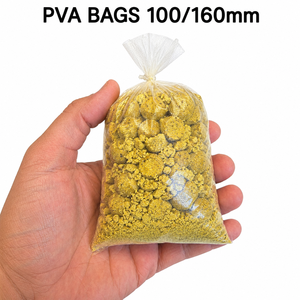 Sacs PVA 100x160mm 100x220mm 50 unités, à dissolution rapide, pour appâts de pêche, matériel de pêche à la carpe, pour la pêche au feeder - Product Image 4