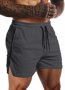 Shorts de sport solides de haute qualité pour hommes, séchage rapide, évacuation de l'humidité, vêtements de course pour la salle de sport, logo personnalisé, service OEM - Product Image 5