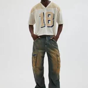 Mesh Fashion Oversized Sublimation T-Shirt Men Sublimation Design Mesh T-Shirts For Sale Wholesale Rate OEM Customization - Product Image 3