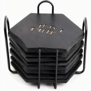 Sous-verres en bois d'acacia de forme personnalisée au design Offre Spéciale le plus abordable, tapis et tampons, tasse en céramique de verre, dessous de verre en bois de SCI indien - Product Image 3