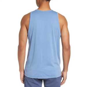 High Quality Solid Color Gym Tank Tops Custom Ribbed <b>Men</b> Sports tank Tops USA Size Stringer Stretchable Muscle <b>Men's</b> <b>Tanktops</b> - Product Image 2