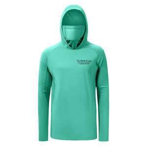 Chemises de pêche à séchage rapide Protection Uv à manches longues avec capuche Sweat à capuche de pêche à manches longues Sportswear Sweats à capuche de pêche pour hommes - Product Image 1