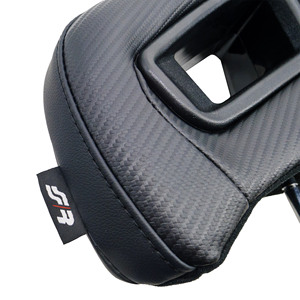 Appuie-tête universel en cuir noir - Product Image 2