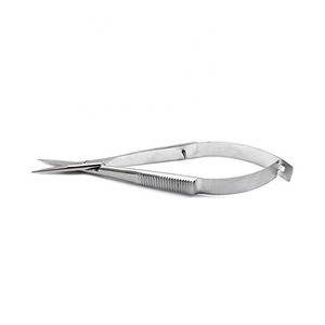 Ciseaux de manucure à ressort personnalisés avec logo de marque, extra-affûtés, russes, droits et courbes, micro-ciseaux 2025 - Product Image 1