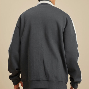 Sudadera con Capucha y Cremallera Completa, Diseño de Bloques de Color, 100% Algodón, Personalizable con Logotipo, Estilo Deportivo, para Hombre - Product Image 4