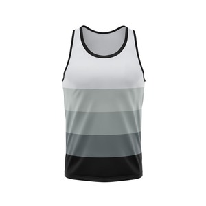 <b>Men's</b> High Quality Fitness Tank Top Custom Logo Hot Selling 3D Casual Breathable Plus Size Option Stringer Sleeveless Design - Product Image 5