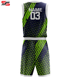Uniformes de baloncesto con nombre de equipo personalizado, 100% de poliéster, uniformes deportivos de alta calidad para hombres en Pakistán - Product Image 2