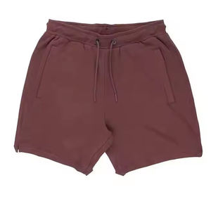 กางเกงขาสั้นผ้าคอตตอนสำหรับผู้ชายกางเกงขาสั้นเหงื่อสำหรับ100% ผ้าฝรั่งเศสผ้าเทอร์รี่แบบลำลองกำหนดเองฤดูร้อน - Product Image 4