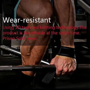 Custom Weightlifting <b>Wrist</b> <b>Straps</b> with Neoprene Padding Heavy Duty Gym Lifting <b>Straps</b> for Strength Training OEM Wholesale - Product Image 4
