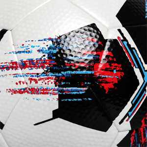 Top Quality <b>Pro</b> Leather Soccer Ball Match-Level PU Football Thermal Bonded, Textured <b>Surface</b>, Durable Butyl Bladder, Size <b>5</b> - Product Image 6