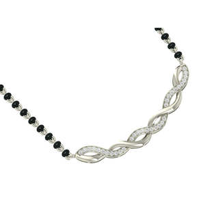 Mangalsutra Artesanal de Plata Pura, Obsequio Cultural Coleccionable para su Esposa - Product Image 3