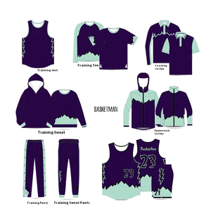 Ensemble d'uniformes de basket-ball d'été personnalisés Offre Spéciale respirant 100% Polyester paquet complet de l'équipe avec sublimation imprimé sac ensemble court - Product Image 6