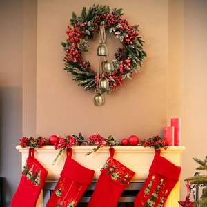 <b>Antique</b> Gold Christmas Bells for Wall Hanging Elegant Holiday Decor Rustic Festive Bell <b>Ornaments</b> Perfect Christmas Decoration - Product Image 6