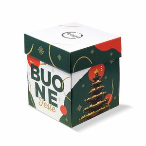 Boxes mod. <b>CLIP</b> for panettone 19x19x23 cm - Customized full-bottom - None - Product Image 2