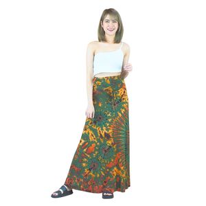 Napat Clothing Tie Dye Women's <b>Long</b> <b>Skirt</b> Spandex with Elastic Waist Ready to Ship SK0096-079 - Product Image 1