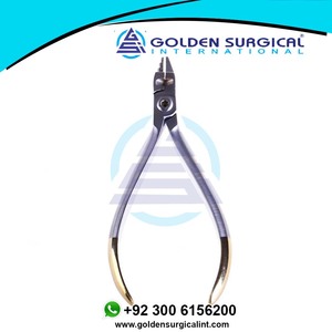 Kim คีมทันตกรรมแบบรวมกับการตัดปลายโค้งสี่เหลี่ยมคางหมูคีมดัดลวดเครื่องมือจัดฟันคีมสำหรับทันตแพทย์ - Product Image 5