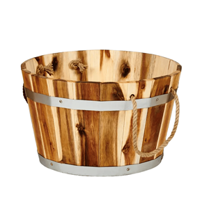 Wholesale Handicraft <b>Wood</b> <b>Baskets</b> Large Round Wooden <b>Baskets</b> with Handles Fruit <b>Baskets</b> from Vietnam factory - Product Image 4