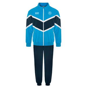 Napoli Football Training Uniform Breathable Jersey <b>Jacket</b> Sports Set with <b>Long</b> Zipper Sleeves for Autumn - Product Image 2
