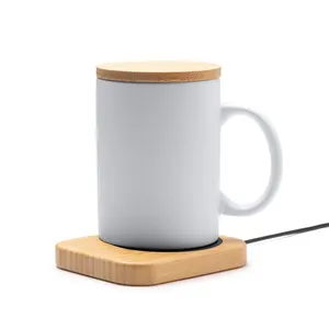 Scaldavivande Personalizzato in Bambù per Caffè e Tè - Gadget Unici per Riscaldare Caraffe e Tazze - Product Image 3