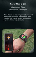 Montre connectée de fitness pour seniors QC NS4, bracelet intelligent étanche IP67, surveillance de la fréquence cardiaque et de la tension artérielle, appel vocal SOS, détection de chute