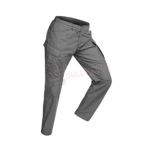 Pantalon cargo décontracté en toile pour homme 2026, taille mi-haute, léger, respirant, séchage rapide, 6 poches, personnalisable avec logo, vente en gros, 100% coton - Product Image 1