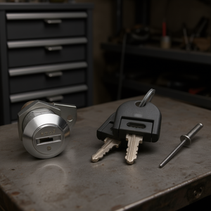 Cerradura de Cilindro Hazet para Armarios de Herramientas y Carros de Herramientas - Product Image 3