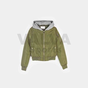 Chaquetas de Burbuja Ecológicas de Alta Calidad para Mujer, Otoño/Invierno, con Cuello Alto, Ajuste Entallado, Cremallera Personalizable, Diseño Liso - Product Image 1