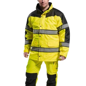 Veste de travail haute visibilité à marque privée avec bande réfléchissante de haute qualité, fournie par un expert mondial en distribution. - Product Image 1