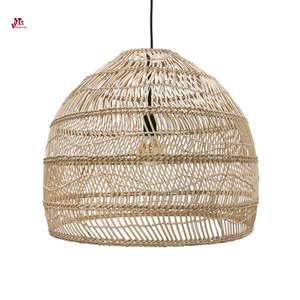 Handmade Natural Rattan & <b>Wicker</b> Pendant <b>Lampshade</b>, Chandeliers Pendant Lights Made in Vietnam - Product Image 1