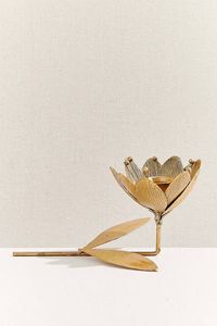 Bougeoir en métal plaqué or fait à la main pour la maison Bougeoir décoratif de table de luxe au tarif de gros - Product Image 5