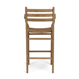 High-Grade Teak Wood Set for Luxury Outdoor <b>Bar</b> Furniture for Garden Living Room Hotel Courtyard Entry-High <b>Table</b> High <b>Chair</b> - Product Image 6