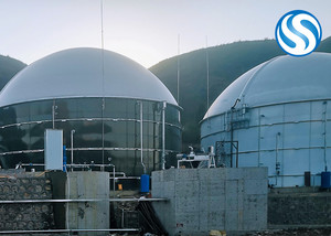 Tanque de almacenamiento de biogás con doble membrana, tanque de acero fundido a cubierta de vidrio, GFS/<span class=keywords><strong>GFL</strong></span> - Product Image 3