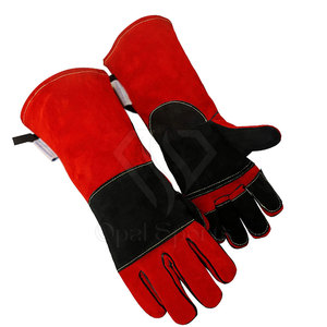 ถุงมือเชื่อมหนังคุณภาพสูงสำหรับผู้ใหญ่ - เป็นมิตรกับสิ่งแวดล้อม น้ำหนักเบา ทนทาน ทนความร้อน ปรับแต่งได้ ถุงมือเพื่อความปลอดภัย - Product Image 3