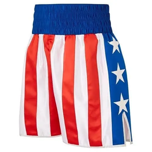 Custom Logo Eco-Friendly Breathable Waterproof Windproof Quick Dry MMA Team Shorts 100% Polyester Worsted Fabric Sublimated - Product Image 5
