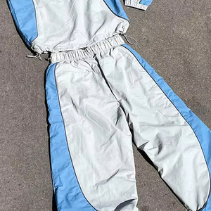 <b>Top</b> Trending Winter Solid Custom Made Men's <b>Distressed</b> Embroidery Tracksuit Breathable Comfortable Hooded Collar Printed - Product Image 5