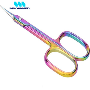 Ciseaux à cuticules en acier inoxydable multicolore de haute qualité INNOVAMED - Product Image 4