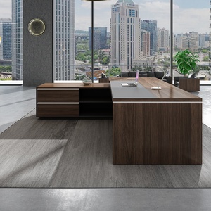 Current Wooden Extendable L Shaped Panel Executive <b>Desk</b> Easy Assembly Eco Friendly Merchant Office Table <b>Corner</b> Computer Workst - Product Image 3