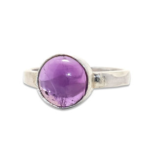 Top qualité mode en gros bague en argent Sterling 925 violet améthyste bague en pierres précieuses bijoux en argent personnalisés aux prix d'usine - Product Image 1