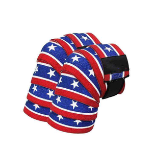 Bandes de genou pour l'entraînement de boxe avec logo personnalisé, squats et entraînement en salle de sport - Product Image 1