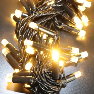 230V IP67 al aire libre Navidad cadena luz blanco cálido negro Cable <span class=keywords><strong>LED</strong></span> <span class=keywords><strong>guirnalda</strong></span> CE y ROHS certificado - Product Image 2