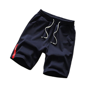 Shorts pour hommes 100% coton, taille plus, décontractés, pour l'été, la plage, ODM, OEM, shorts vierges, shorts personnalisés avec logo pour hommes - Product Image 2